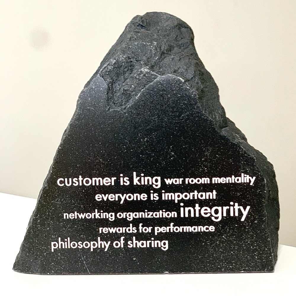 Black Inspirational Stone Art